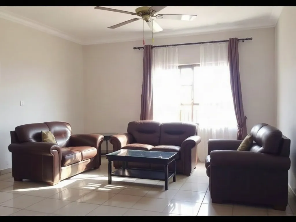 Salon complet 3+2+1 en simili cuir · Libreville (2/3)