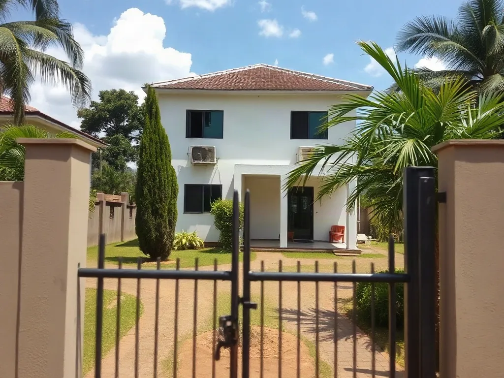 Villa 4 chambres avec jardin à Sablière · Libreville (2/3)