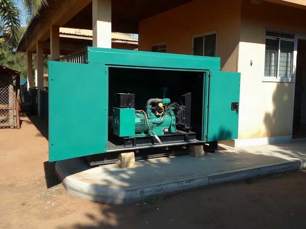 Groupe électrogène diesel 10 kVA · Port-Gentil (2/2)