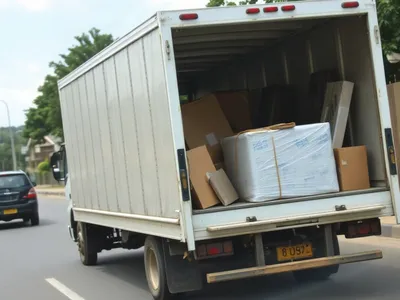 Déménagement avec camion et 4 porteurs · Libreville