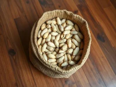 Arachides décortiquées, sac de 25 kg · Oyem