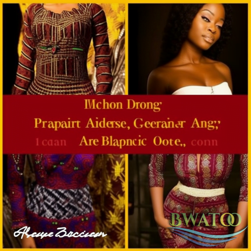 African Elegance: Ghanaian Motif Lingerie Collection