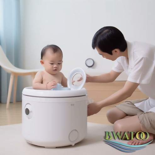 Portable Semi-Automatic Baby Washing Machine: Home Convenience with OEM Design